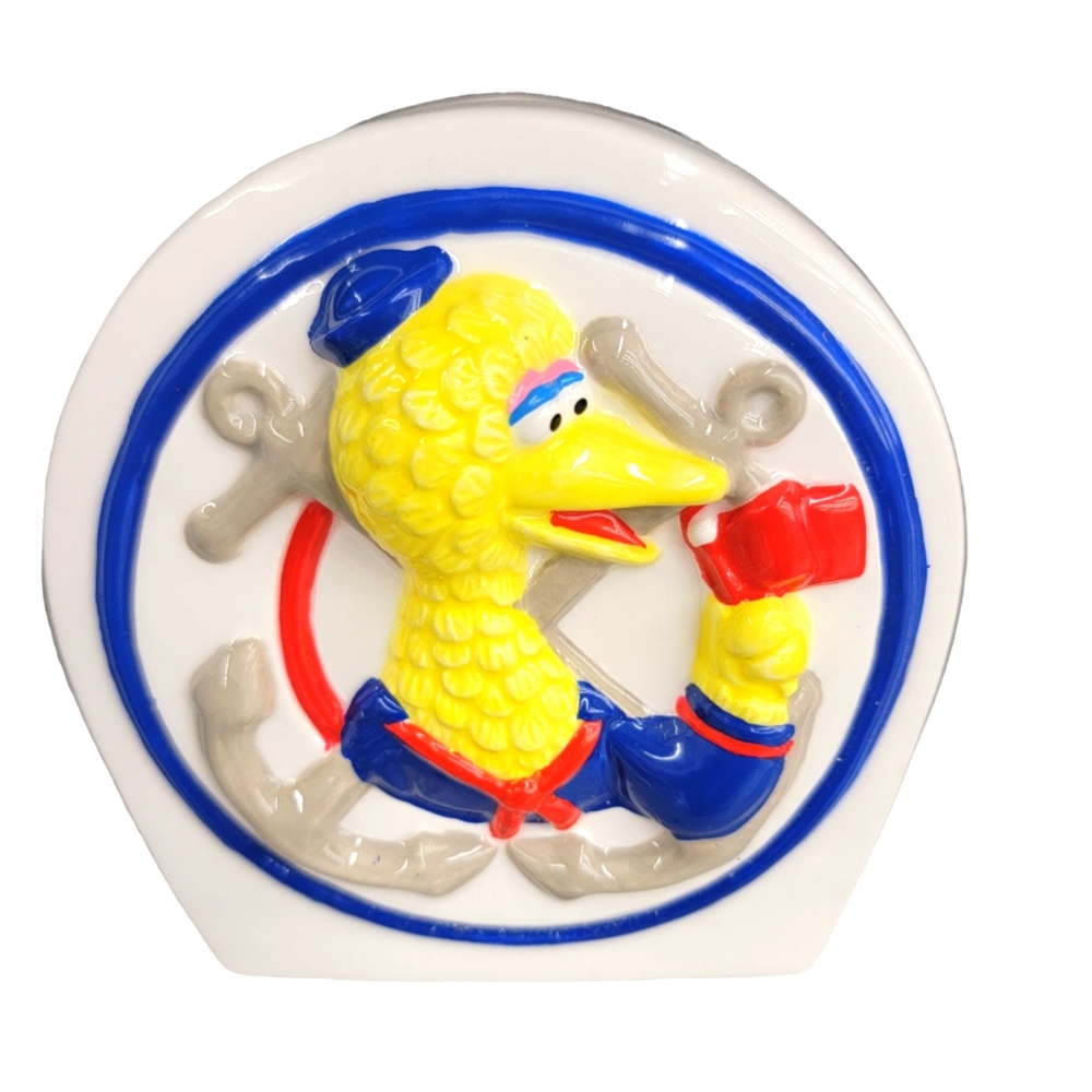 Vintage Big Bird Toothbrush Holder by Applause